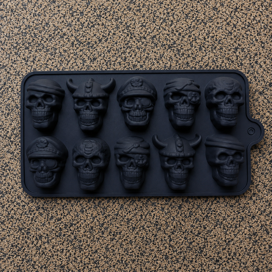 Molde negro Skull